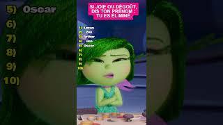 Les Émotions devinent ton prénom 😜❓ quiz insideout shorts [upl. by Olracnaig717]