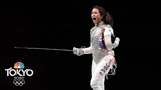 Lee Kiefer wins USAs firstever gold medal in individual foil  Tokyo Olympics  NBC Sports [upl. by Amaris213]