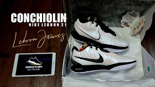 UNBOXING ORIGINAL Nike Lebron 21 CONCHIOLIN 2024 [upl. by Ahsinrats796]