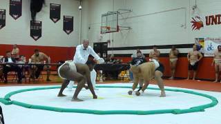 2016 US Sumo Nationals  Open Weight  Cornelius Booker vs Americus Abesamis [upl. by Nigen224]