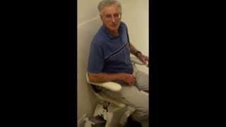 Florida Stairlifts Inc rental stairlift installation [upl. by Enelehcim]