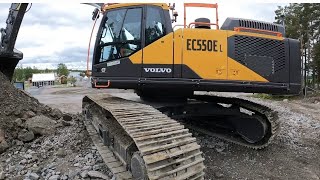 This Volvo EC550E Is Incredibly Fast [upl. by Oihsoy293]