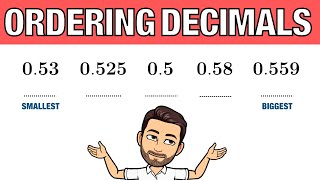 Ordering Decimals  How To Order Decimals [upl. by Regor]