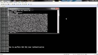 How to perform SSH RSA User Authentication [upl. by Nnyllaf773]