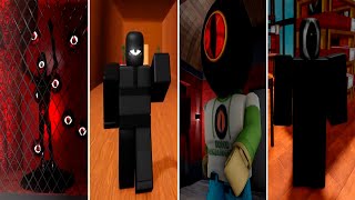 Doors Seek Chase VS 24 Different Seek Chases  ROBLOX DOORS [upl. by Darb878]