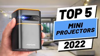 Top 5 BEST Mini Projectors of 2022 [upl. by Berner704]