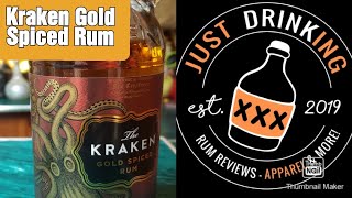 Kraken Gold Spiced Rum Review Just Drinking Robert amp Roger [upl. by Pall570]