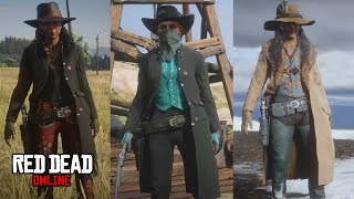 Red Dead Online Outfits Female [upl. by Ardnuasal]