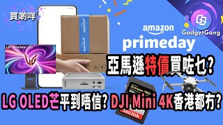 【Amazon Prime Day 抵買推介】LG OLED 螢幕平到唔信 DJI Mini 4K香港都未有！SSD、SD記憶卡越勁越平 我買了過2000的Thunderbolt 4底座！ [upl. by Romanas654]