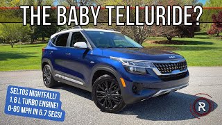 The 2022 Kia Seltos Nightfall Edition Is An Upscale Miniaturized Telluride SUV [upl. by Leahcim953]