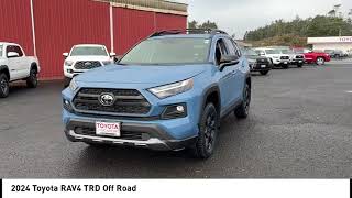 2024 Toyota RAV4 New Cavalry Blue Black SofTex NEWPORT OREGON PREOWNED TOYOTA NEW RAV4 DEALS CUSTO [upl. by Stedman]