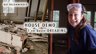 house demo I’ve been DREADING  thrift shop with us  XO MaCenna Vlogs [upl. by Eelitan821]