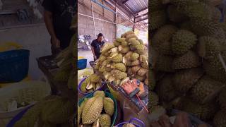 Amazing Durian Cutting Skill for Fried Durian Fruits Cutting Skill [upl. by Blanchard631]