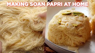 how to make soan papri at home [upl. by Anialem111]