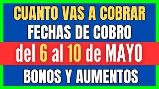 🍀 CUÁNDO COBRO ANSES❗️Fechas Pago 6 a 10 de MAYO 2024 Jubilados Pensionados PNC AUH AUE SUAF [upl. by Anairo]