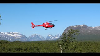 Kebnekaise med helikopter  Lappland Sweden [upl. by Dobrinsky]