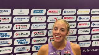 Keely Hodgkinson one step closer to European 800m gold after easing through semifinal [upl. by Yarod]