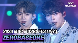 ✨2023 MBC Music Festival✨ ZEROBASEONE  In Bloom  CRUSH ZEROBASEONE [upl. by Gar]