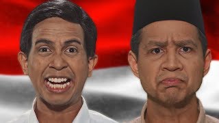 SkinnyIndonesian24  Prabowo VS Jokowi  Epic Rap Battles Of Presidency [upl. by Haida]