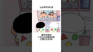 【クレヨンしんちゃん】しんのすけには双子の兄がいたことがある件に関するうんちく アニメ 漫画 shortsfeed 05 [upl. by Kynan579]