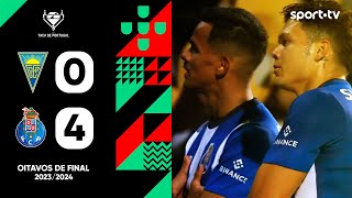 Resumo Estoril 04 FC Porto  Taça de Portugal  sport tv [upl. by Assyli243]