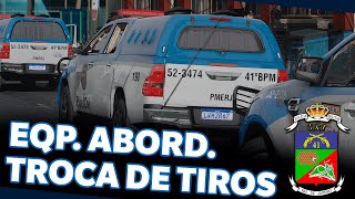 EQUIPE DE ABORDAGEM EM TROCA DE TIROS EM IRAJÁ 41º BPM FIVEM [upl. by Lasyrc]