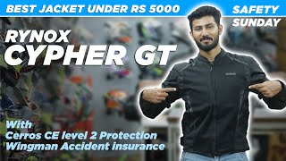 Under Rs5000 Level 2 Riding Jacket  Rynox Cypher GT  Safety Sundays EP03  One D Malayalam [upl. by Vijnas]