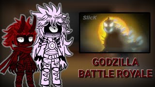 OPM amp MHA《GODZILLA BATTLE ROYALE》true form ULTIMA VS BURNING GODZILLA react to gacha [upl. by Eelatsyrc]