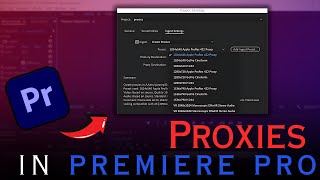 How to Make Proxies in PREMIERE PRO 2024 [upl. by Natalee]