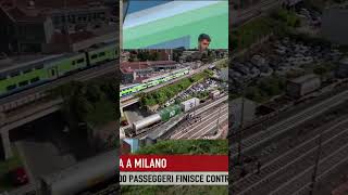 Schock MILANO treno deraglia [upl. by Henig]