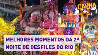 Carnaval 2023 Melhores momentos da 2ª noite de desfiles do Rio de Janeiro [upl. by Blaseio145]