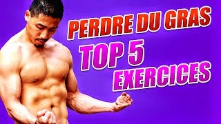 TOP 5 EXERCICES EFFICACES  Perdre du GRAS RAPIDEMENT [upl. by Hsekin]