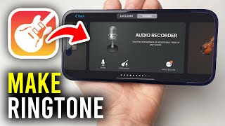 How To Make A Ringtone On iPhone With GarageBand  Full Guide [upl. by Broadbent]