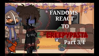 Fandoms React  Creepypasta  Part 34 [upl. by Haseefan]