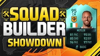 FIFA 17 SQUAD BUILDER SHOWDOWN PRO PLAYER DAVID MEYLER Meylers 95 Rated Pro Player Card [upl. by Standford]