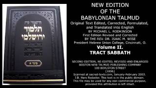 The Babylonian Talmud Audiobook Volume II Tract Shabbat [upl. by Nautna]