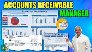 How To Create An Accounts Receivable Application And Manage Payments In Excel FREE DOWNLOAD [upl. by Brietta]