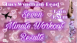 7 MINUTE AB WORKOUT RESULTS LUCY WYNDHAM [upl. by Desdamona34]