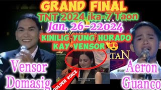 Vensor Domasig vs Aeron  kinilig yung Hurado 😱 tawagngtanghalan [upl. by Ramat836]