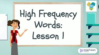 Online Lesson 1 High Frequency Words [upl. by Olegnalehcim]