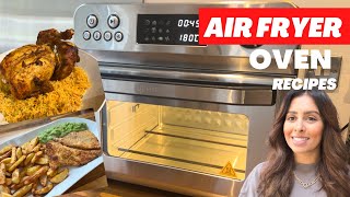 AIR FRYER RECIPES  HYSapientia AIR FRYER OVEN  Lightly Dusted Cod amp Chips amp Rotisserie Chicken [upl. by Evanthe990]