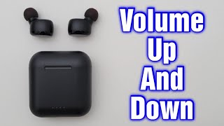 Tozo T6 Earbuds – How To Turn Volume Up amp Down [upl. by Lissi]