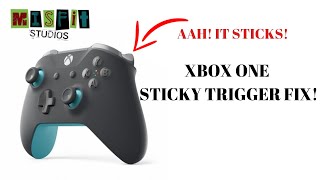 STICKY XBOX ONE TRIGGER Quick and Easy Fix [upl. by Anelav]