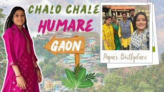 Chalo Chale Humare Gaon  Mandir Darshan  Papa’s Birthplace  Family Vlog [upl. by Nnayrrehs]