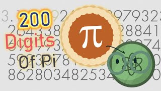 200 Digits Of Pi π Reanimation [upl. by Sharon]