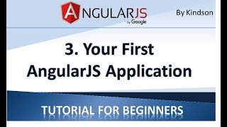 AngularJS Tutorial for Beginners 3 Your First AngularJS Application Interesting [upl. by Ladin288]