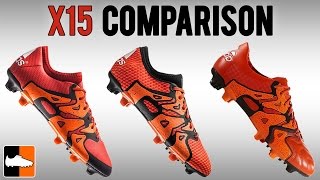 Which X15 is for you Primeknit vs Leather vs 151 adidas X Boots Compared [upl. by Py]