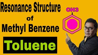 Resonance Structure of Methyl Benzene 18  NEET IITJEE [upl. by Elbys]