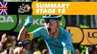 Summary  Stage 15  Tour de France 2018 [upl. by Kliment]