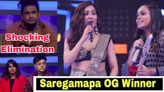 Saregamapa Latest OG Winner amp Shocking Elimination Of Saregamapa 2023 [upl. by Frayda]